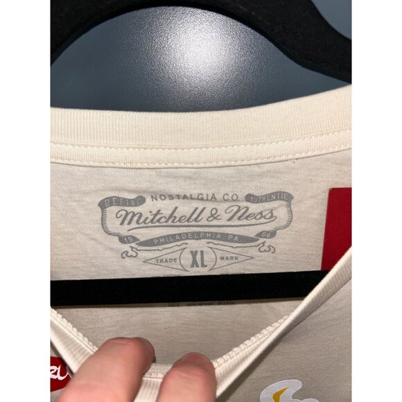 NEW Men's XL Miami Heat Mitchell & Ness x Tats Cru Hardwood Classics T-Shirt MS - Picture 5 of 5